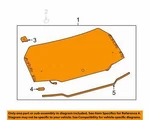 Toyota Oem 19-24 RAV4 Prime Gate Glass Hardware-lift 681050R140. Fixed Price $499.82.