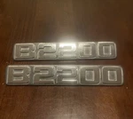 Oem Mazda 1986-1993 B2200 Pickup Fender Nameplate Badges Pair- Read. Fixed Price $32.00.