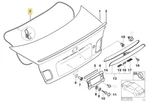 Trunk Lid Gasket For Bmw E-46. Fixed Price $179.95.