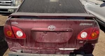 2003-2008 Toyota Corolla Trunk Deck Lid Hatch Oem Red Local Pickup Only. Fixed Price $180.00.