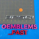 2000-2006 Bmw Oem Factory Chrome Rear Trunk Deck Hatch Emblem Set. Fixed Price $19.99.