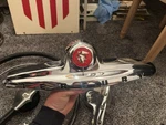 1949 1950 Mercury Rear Trunk Base Lift Handle With Latch Lock.. Fixed Price $500.00.