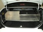 Complete Ford Crown Victoria Police Trunk Aluminum Tray Organizer Full Width. Fixed Price $247.00.