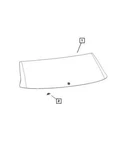 Genuine Mopar Jeep Compass Lift-gate Glass 55112803AA. Fixed Price $235.92.