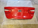 2012 - 2017 Kia Rio Sedan Rear Trunk Deck Lid Signal Red *without Camera*. Fixed Price $475.00.