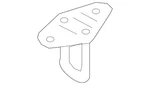 Genuine Mazda Deck Lid Striker NE51-56-840. Fixed Price $22.95.