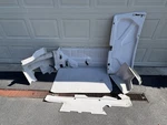 R129 90-02 Mercedes Sl Clas Interior Trunk Carpet Floor Mat Set 6 Gray. Fixed Price $499.00.