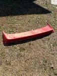 1984 Ford Mustang Rear Trunk Lid Red Spoiler 1985? E4ZX-6141602-BC. Fixed Price $425.00.
