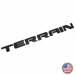 Gmc Terrain Front Door Rear Liftgate Nameplate Emblem Decorate Matte Black. Fixed Price $19.99.