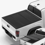 Fit 16-23 Toyota Tacoma 5FT Bed Black Low Profile Tri Fold Hard Tonneau Cover. Fixed Price $488.99.