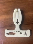 Ford Lincoln Mercury Yellow Emergency Trunk Release Pull Handle Lid Glow Dark. Fixed Price $11.99.