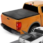 Fit 19-23 Ford Ranger Pickup 5FT Bed Aluminum Frame Hard Tri-fold Tonneau Cover. Fixed Price $312.88.