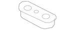 Genuine Kia Overslam Bumper 81738-D4000. Fixed Price $18.69.