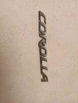 Rear Trunk Nameplate Emblem Fits Toyota Corolla 2003 2008 Oem 75442-02070. Fixed Price $40.50.