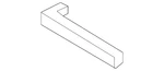 Genuine Mazda Convertible Top Seal NE51-R1-411E. Fixed Price $77.76.