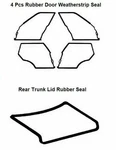 For Bmw F10/F11 2010-2016 4 Door Sedan And Rear Trunk Lid Rubber Seal. Fixed Price $189.91.