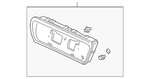 Genuine Honda Garnish Rear License New Oem 74890-S04-000. Fixed Price $238.04.