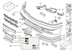 Front Bumper Tag Support Primed For Bmw E-39. Fixed Price $38.95.