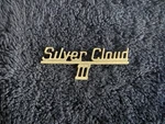 Rolls-royce Silver Cloud Iii Boot Trunk Unchromed Blank Badge UB5175 Nos Oem. Fixed Price $145.00.