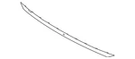 Genuine Hyundai Lift-gate Finish Panel Trim Plate 87370-N9000-CA. Fixed Price $105.08.