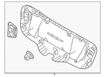 Genuine Volkswagen Trim Panel 17A-867-605-82V. Fixed Price $198.66.