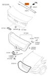 Genuine New Bar Trunk Lid Hinge Torsion, Rh Hyundai Elantra 2016-2020. Fixed Price $35.21.