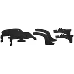 Camaro Splash Flap Kit Inner Guard Dust Shields New 1969 Chev Firebird Arm. Fixed Price $71.28.