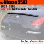 Painted Trunk Spoiler For 00-08 Nissan 350Z Convertible No Drill KH3 Super Black. Fixed Price $252.02.