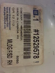 Molding Kit Outer Side Front Door Gm 12529578 Chevrolet 95-99 Monte Carlo Hb. Fixed Price $85.00.