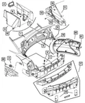 Genuine Mopar Decklid Latch 55113395AF. Fixed Price $229.68.
