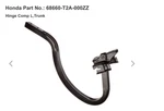 (1) Bnib Oem 13-17 Honda Accord Trunk Hinge Comp Assembly 68660-T2A-000ZZ Rl. Fixed Price $69.95.