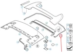 Bmw Convertible E64 Roof Folding Top Flap Sealing 51767046400 No Duty. Fixed Price $475.37.