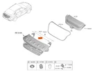Genuine New Bar Trunk Lid Hinge Torsion, Rh Hyundai Elantra 2019-2024. Fixed Price $28.02.
