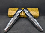 Nors 1950 Ford Left Right Trunk Lid Luggage Compartemnt Hinge Set Chrome. Fixed Price $189.99.