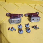 04-08 Chrysler Crossfire Complete Set Of Red Trunk Hatch Hinges Oem W/ Bolts. Fixed Price $41.99.
