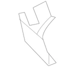 Genuine Audi Hinge Cover 4G8-827-280-A-4PK. Fixed Price $27.04.