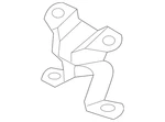 Genuine Audi Convertible Top Hinge 8V7-825-307-C. Fixed Price $102.73.