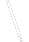 Genuine Mitsubishi Lift Cylinder 90453W000P. Fixed Price $116.74.