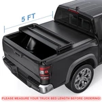 Truck Tonneau Cover For 2017-2026 Honda Ridgeline 5FT Bed Tri-fold Soft Top. Fixed Price $142.95.