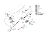 Mb C W204 Tailgate Handle Bar Mounting Hardware A2047430093. Fixed Price $42.96.