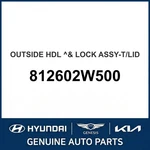2013-2019 Hyundai Santa Fe Outside Hdl & Lock Assembly-t/lid Oem New 812602W500. Fixed Price $88.19.