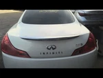 08-15 Infiniti G37/Q60 Sport Rear Decklid Trunk White/qaa Oem H430M-JL0MA. Fixed Price $354.99.