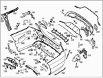 Genuine Mercedes W205 C-class Hinge Bracket 2057570900. Fixed Price $115.78.