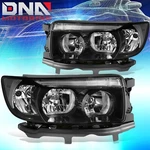 2006-2008 Subaru Forester Pair Headlight Lamps Black Housing Clear Corner. Fixed Price $189.99.