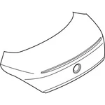Genuine Bmw Trunk Lid 41-62-7-188-583 New. Fixed Price $1389.85.