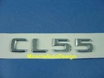 Chrome * CL55 Trunk Letter Emblem Badge Set For Mercedes Benz Cl-class Amg. Fixed Price $22.00.