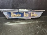 1964 Chrysler New Yorker Fuel Door Gas Cap Trim Emblem Gold Chrome Mopar Oem. Fixed Price $65.00.