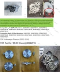 Aluminum Trunk Motor Gear Repair Kit Audi A8 S8 D3 4E0827851 4E0827852. Fixed Price $299.00.