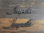 Chevrolet 1971-73 Chevy Impala Script Roof Panel Emblem #9837199 Gm New Pair. 17. Fixed Price $50.00.