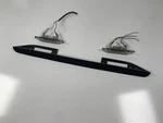 Mercedes Benz W140 CL500 Trunk Lid Licence Plate Trim + Lights Set Oem. Fixed Price $42.00.